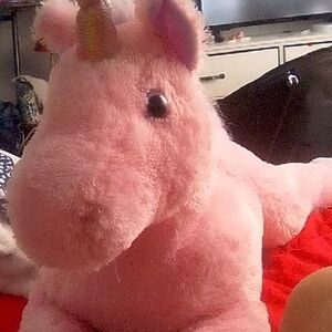 Pink Unicorn Plush Toy